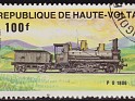 Burkina Faso 1984 Locomotives 100 FR Multicolor Scott 664